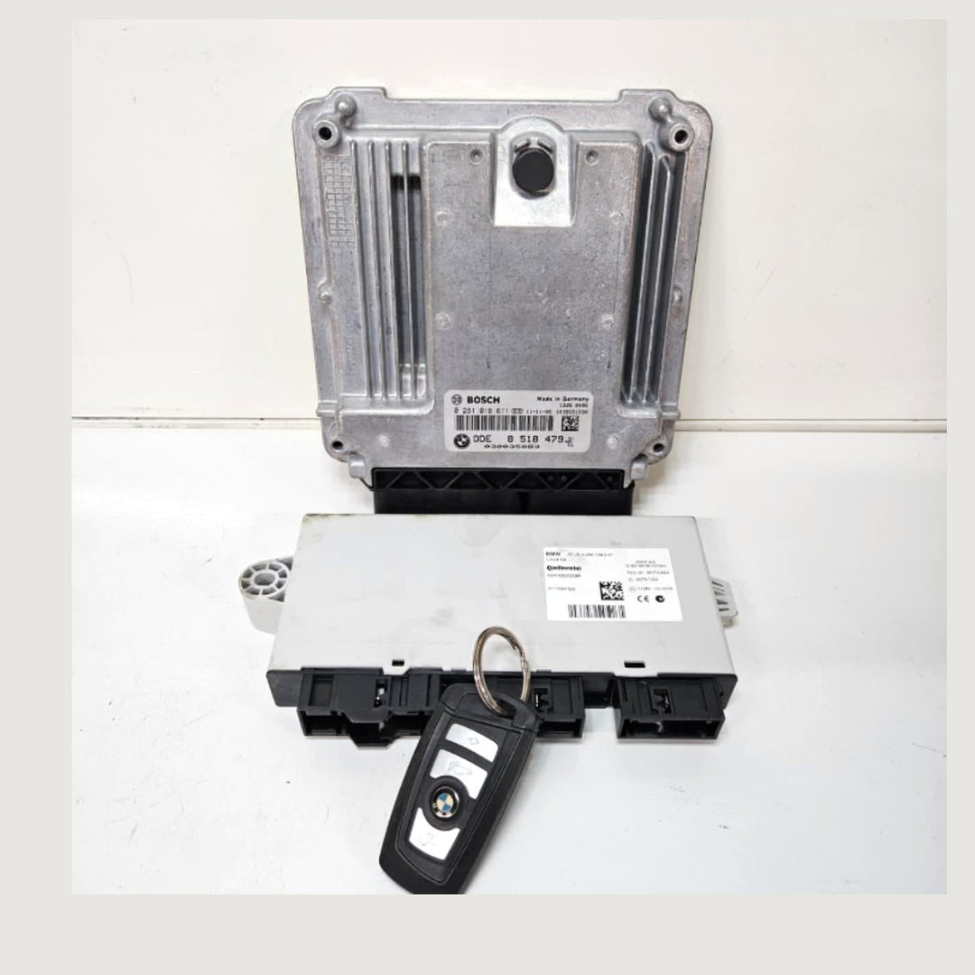 8518479 -2011-2017 BMW F25 X3 N57 Engine Control Unit DDE ECU Key Set