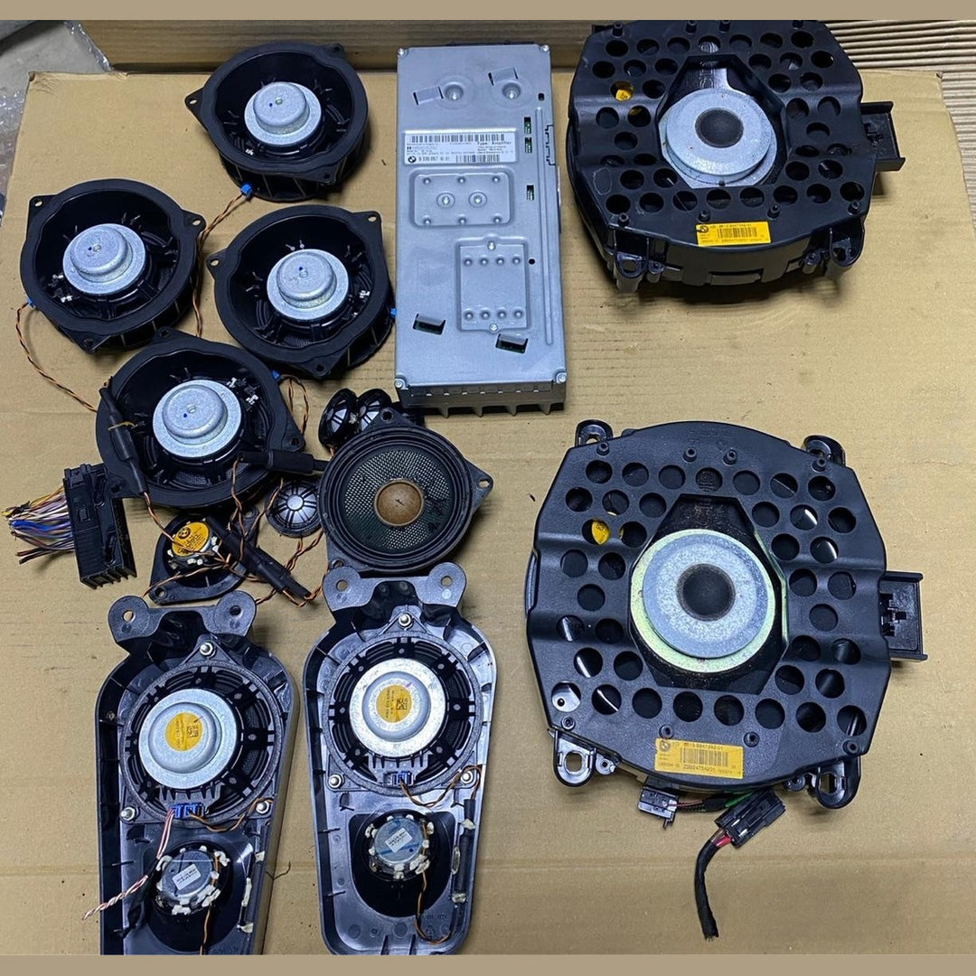 2012-2018 BMW X5 F15 HARMAN KARDAN SOUND SYSTEM FULL SETS HEAD UNIT AMPLI SUBWFR