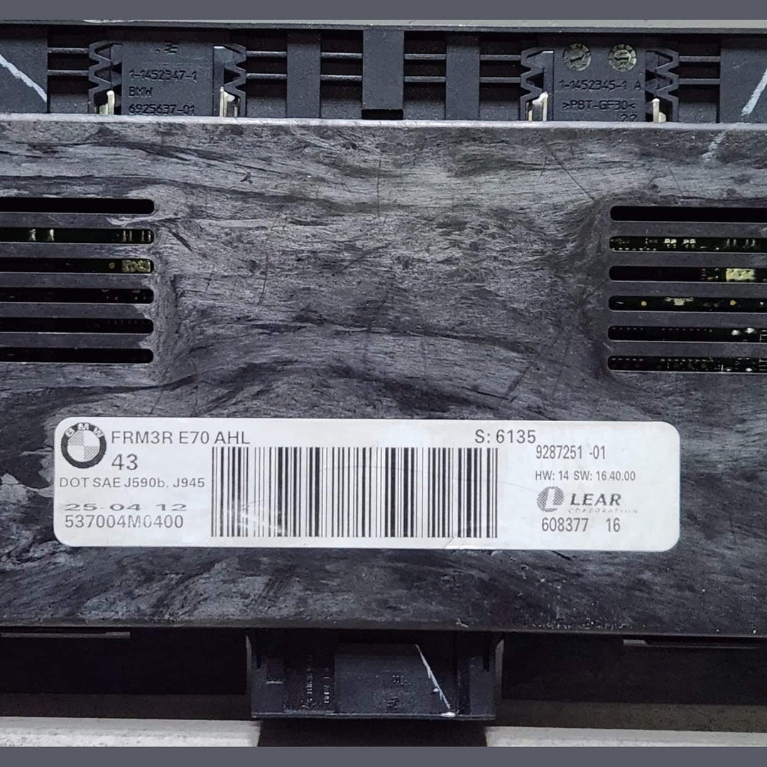 9287251 BMW X5 Footwell Light Control Module E70 X5 and E71 X6 2007-2013