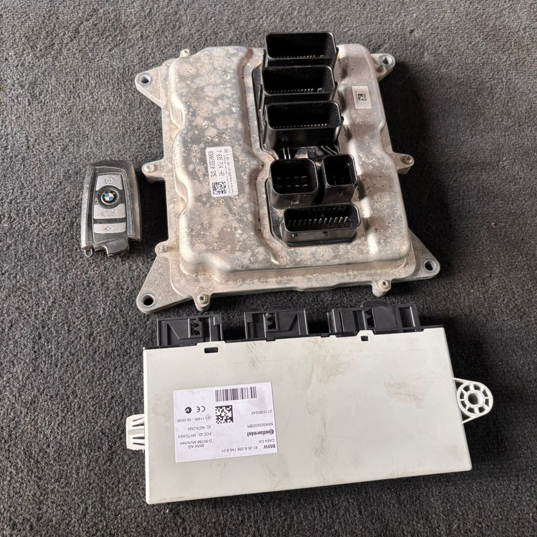 BMW F10 F11 X3  N20  ENGINE CONTROL UNIT DME ECU SET + KEY - 7635714