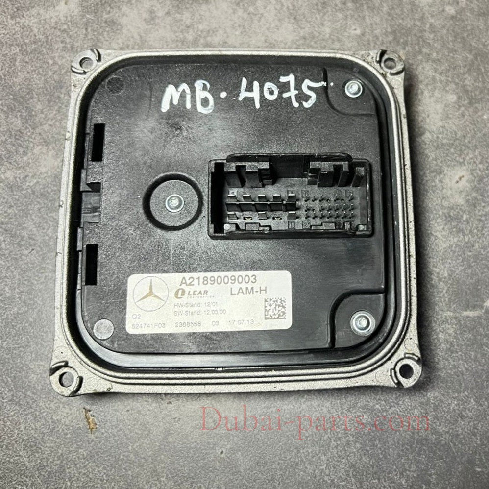 12-16 Mercedes W218 LED Headlight Voltage Regulator Ballast Module A218 9009003