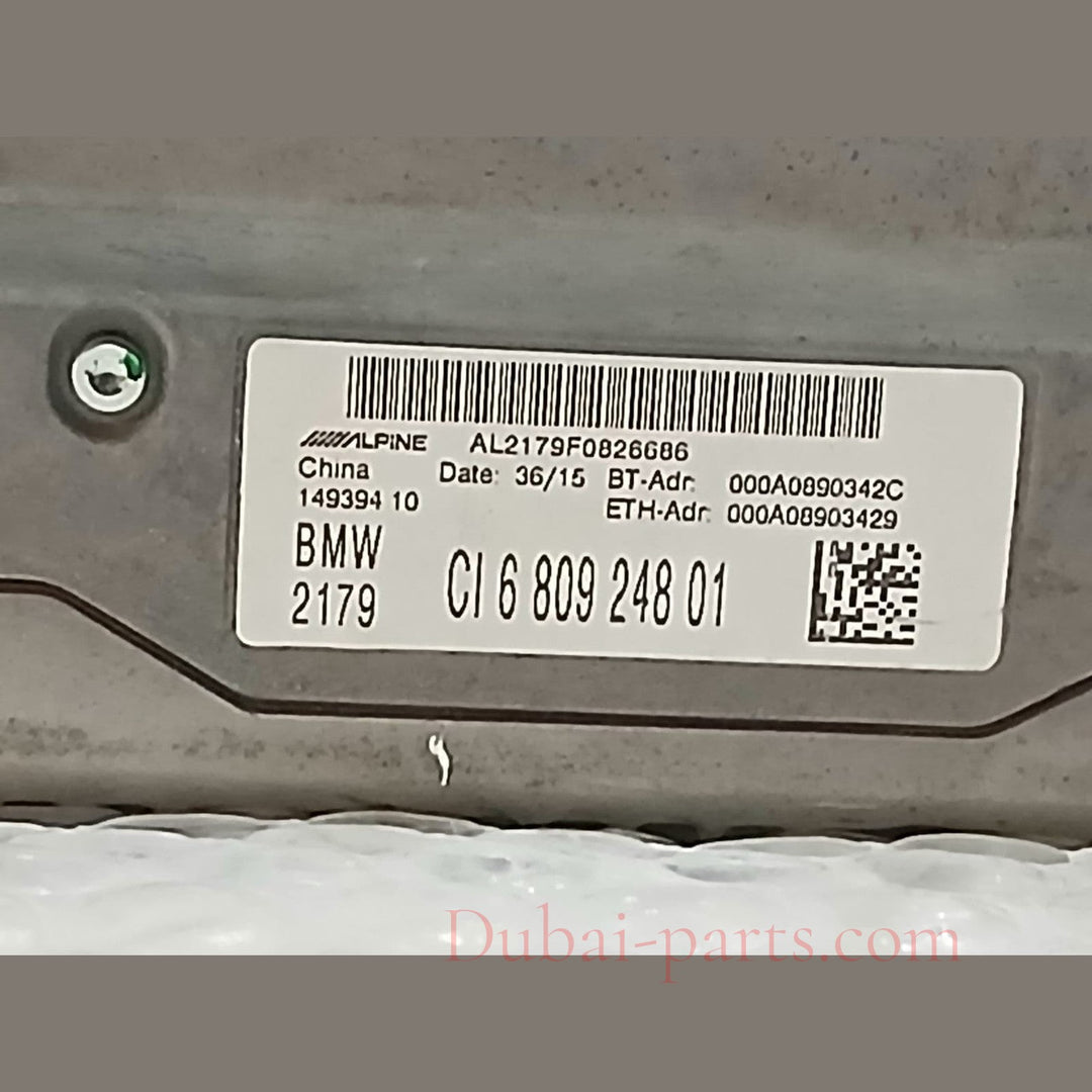 Bmw F30 330I LCI ALPINE 2015 Navigation System Head Unit Basic 6809248