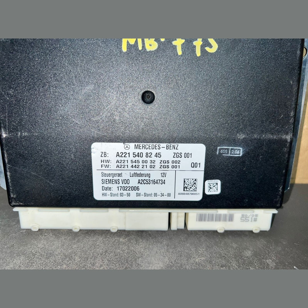 07-13 MERCEDES W221 S-KLASSE LUFTFEDERUNG STEUERGERÄT MODUL A221 5408245 OEM