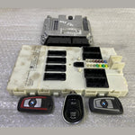 Load image into Gallery viewer, OEM BMW 320d N47N F30 2013 ENGINE CONTROL UNIT ECU KIT DDE 8573259 BOSCH