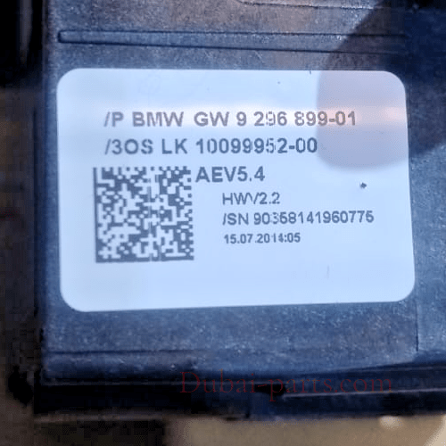BMW 1 2 3 4 SERIES F20 F22 F30 F32 F36 GEAR SHIFTER SELECTOR AUTOMATIC - 9296899