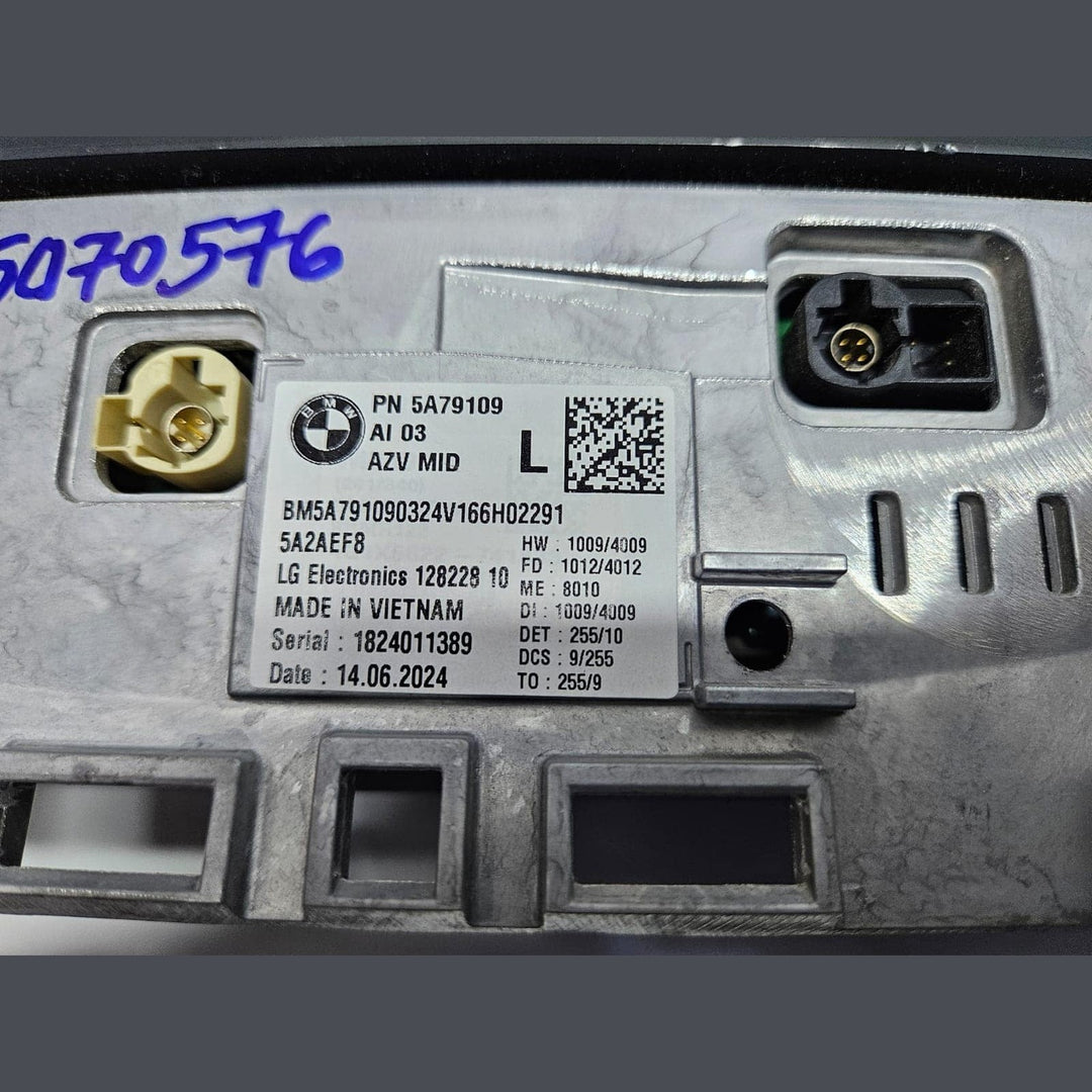 5A79109-2024 BMW X1 U11 RHD Multifunctional Display Screen OEM
