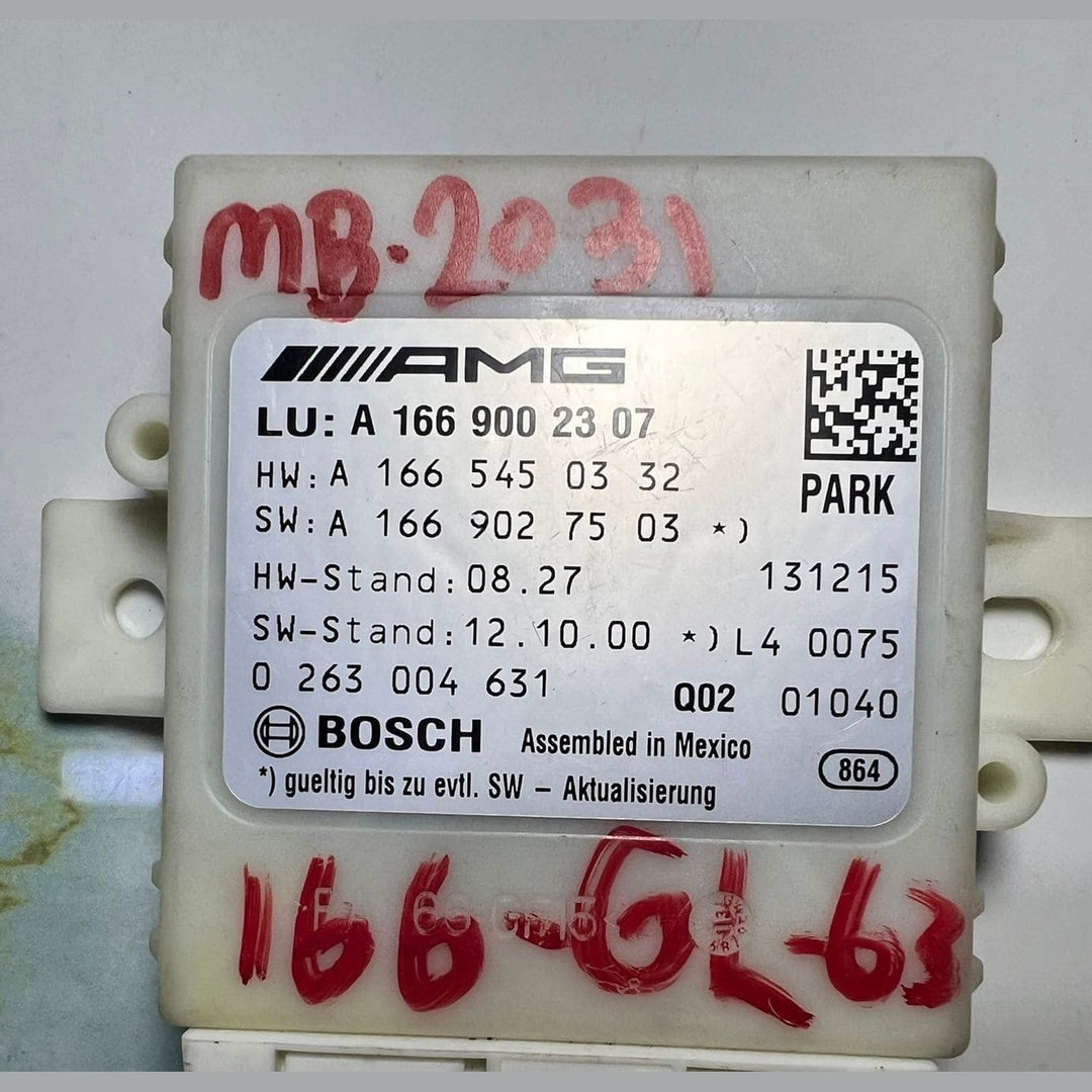 2013 Mercedes ML350 Parktronic PDC Control Module A1669002307 ML Class W166 X166