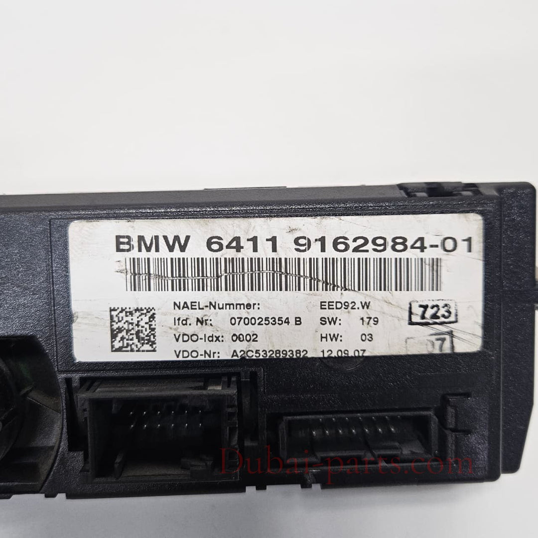 2007-2010 BMW  335i 328i Climate Control Panel 9162984