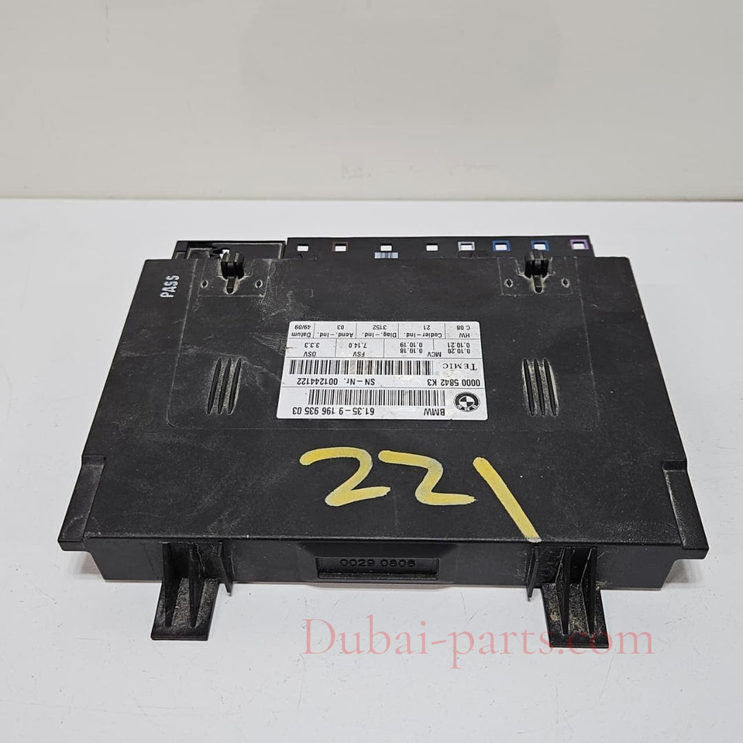 2010 BMW E82 E92 E93 128i Front Seat Control Module 9196935