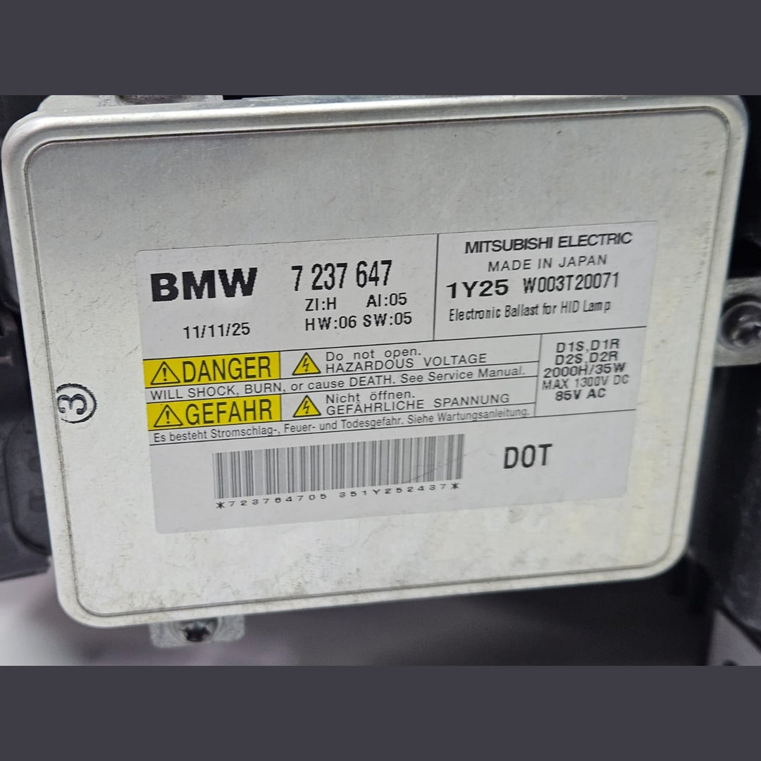 7203253-2009-13 BMW F10 F11 5 Series pre-LCI Adaptive Xenon Headlight Left OEM