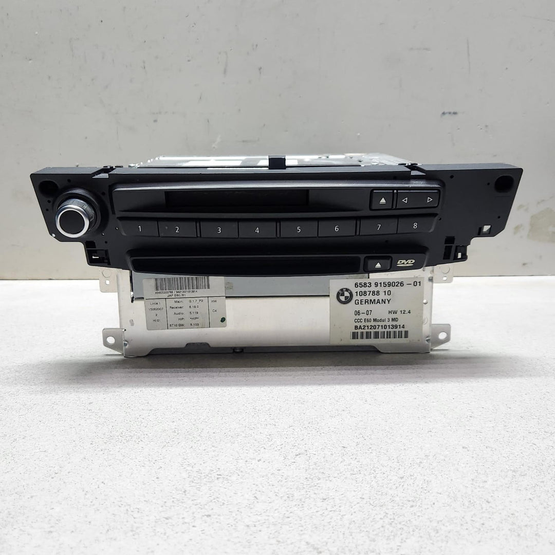 2004-2010 BMW 525i Navigation Head Unit  CCC MD 9159026 5 Series E60 E61  OEM