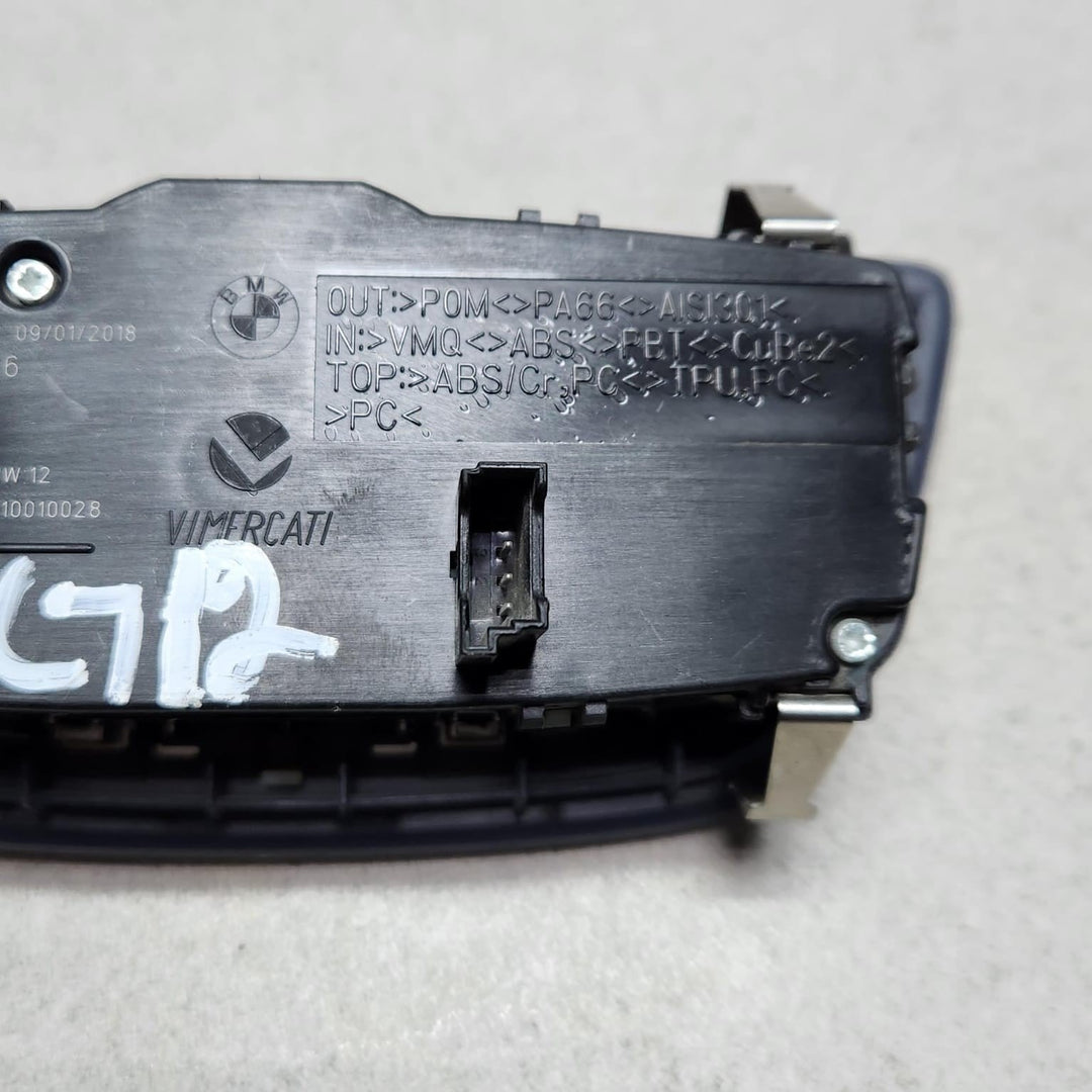 BMW 7 Headlight Control Switch Front Chrome 9493726 7 Series G11 G12 
