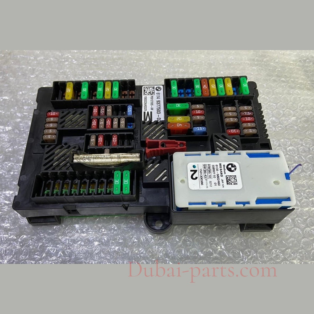 OEM BMW 740 750 G11 G12 REAR POWER DISTRIBUTION FUSE RELAY BOX MODULE 9377503