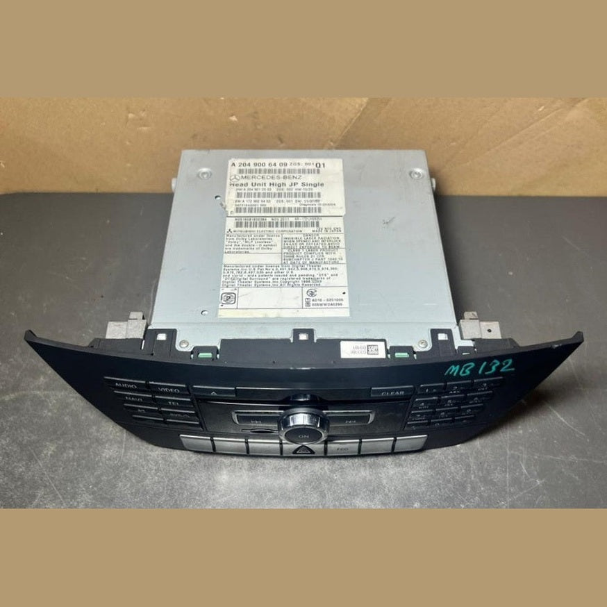 Mercedes W204 Navigation Command Radio Audio Head Unit CD Player A204 9006409