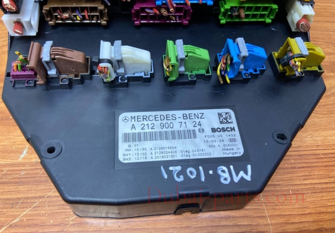 Mercedes Front Sam Fuse Box Control Module A2129007124 W212 E-Class W218 W204
