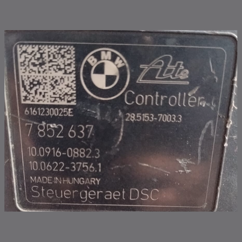 2015 BMW M4 F82 ANTI LOCK BREAKING SYSTEM Abs Control Unit 7852637