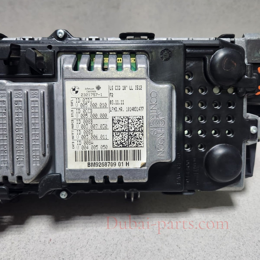 2011-2012 BMW 740i Central Information Display Screen 9268709 7 Series F01 F02