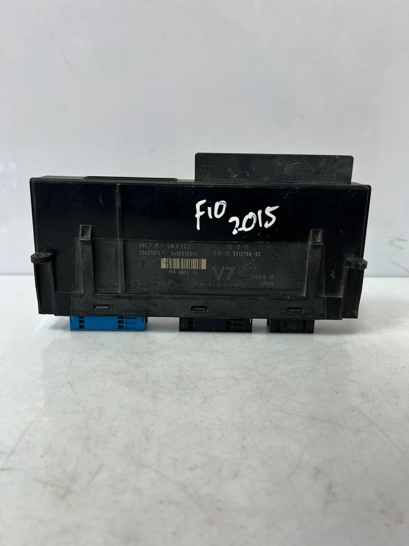 2013 BMW 5 SERIES F11 F10 BODY CONTROL MODULE ECU OEM 9312766 OEM