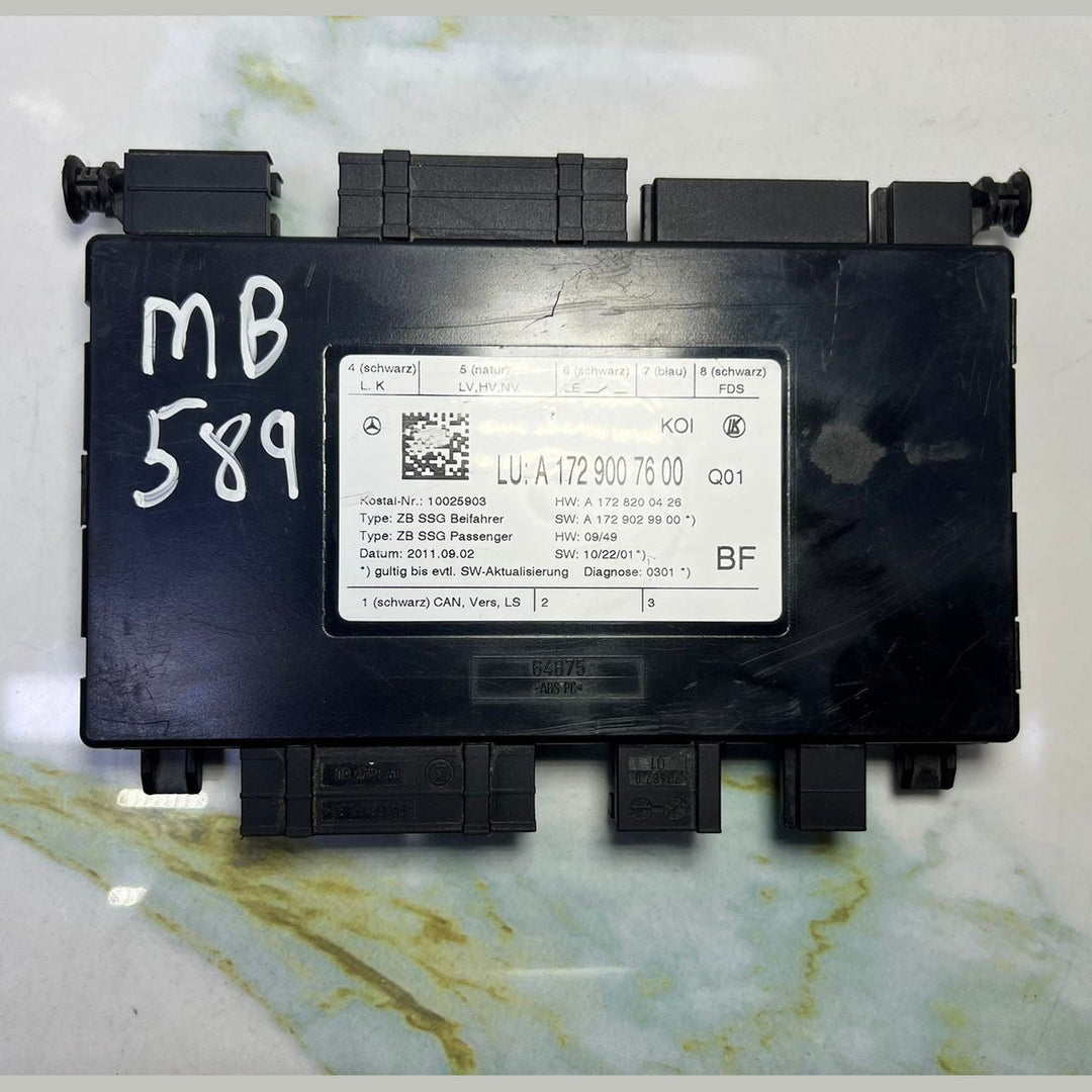 Mercedes W172 SLK W212 Front Passenger Side Seat Control Module A172 9007600 OEM