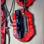 Bild in die Galerieansicht laden, Mercedes-Benz E63 W212 AMG E-Class Front \ Rear Brembo Red Brake Calipers Set