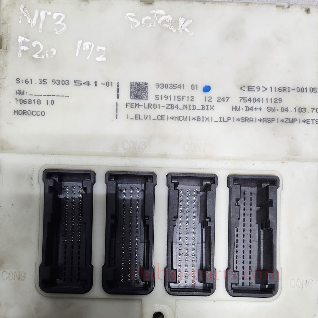 BMW Front Electronic Module 9303541 1 2 3 4 Series F20 F21 F22 F30 F31 F32 F36