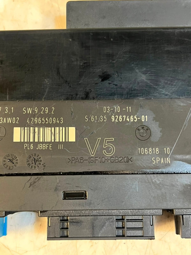 2012-2018 BMW F06 F10 F01 F13 7 Serie 640i Junction Box Control Module 9267465