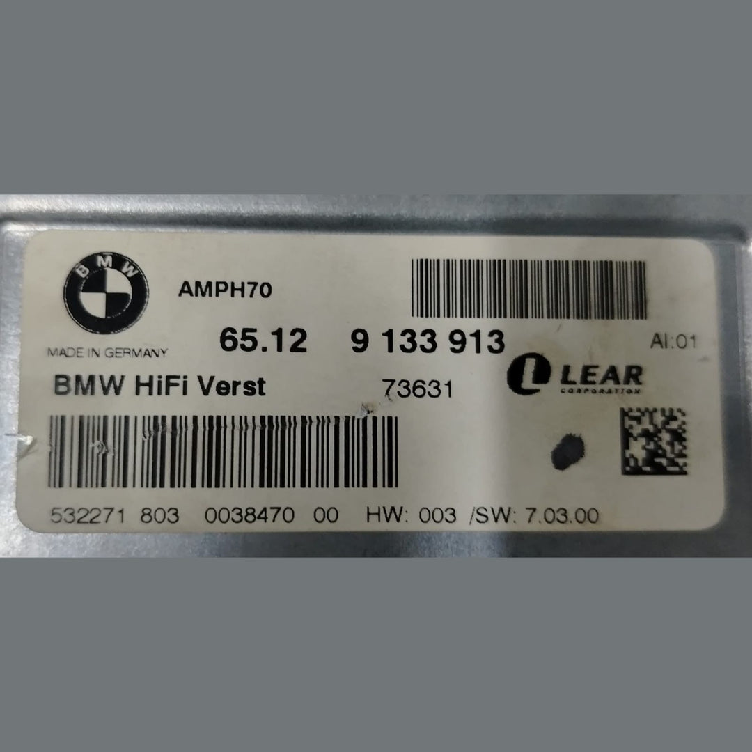 OEM BMW X5 E70 Radio Amplifier Audio HIFI Amplifier Sound 9133913 LEAR