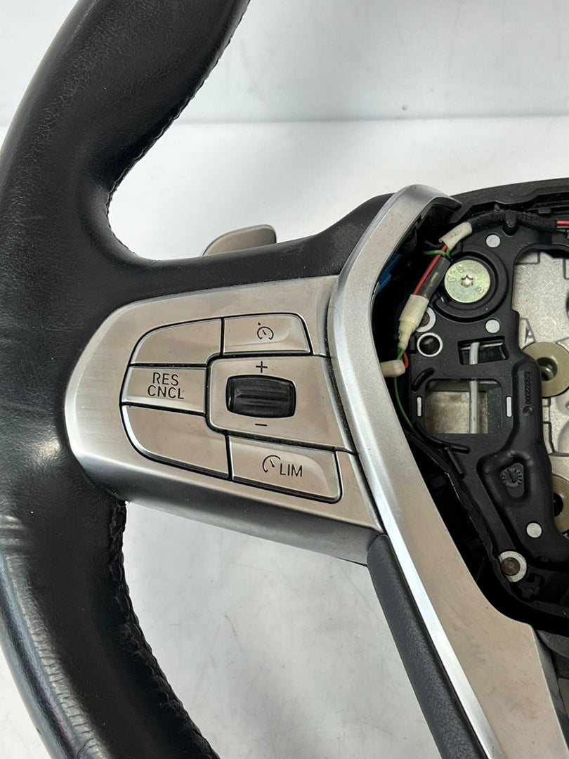 2019 BMW X5 G11 G30 Multifunctional Leather Steering Wheel With Paddles 6288904