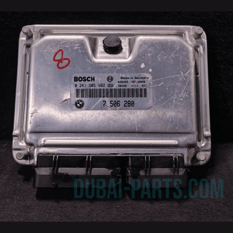 BMW 7 SERIES E65 E66 760i 760Li ENGINE CONTROL UNIT ECU ONLY - 7506280