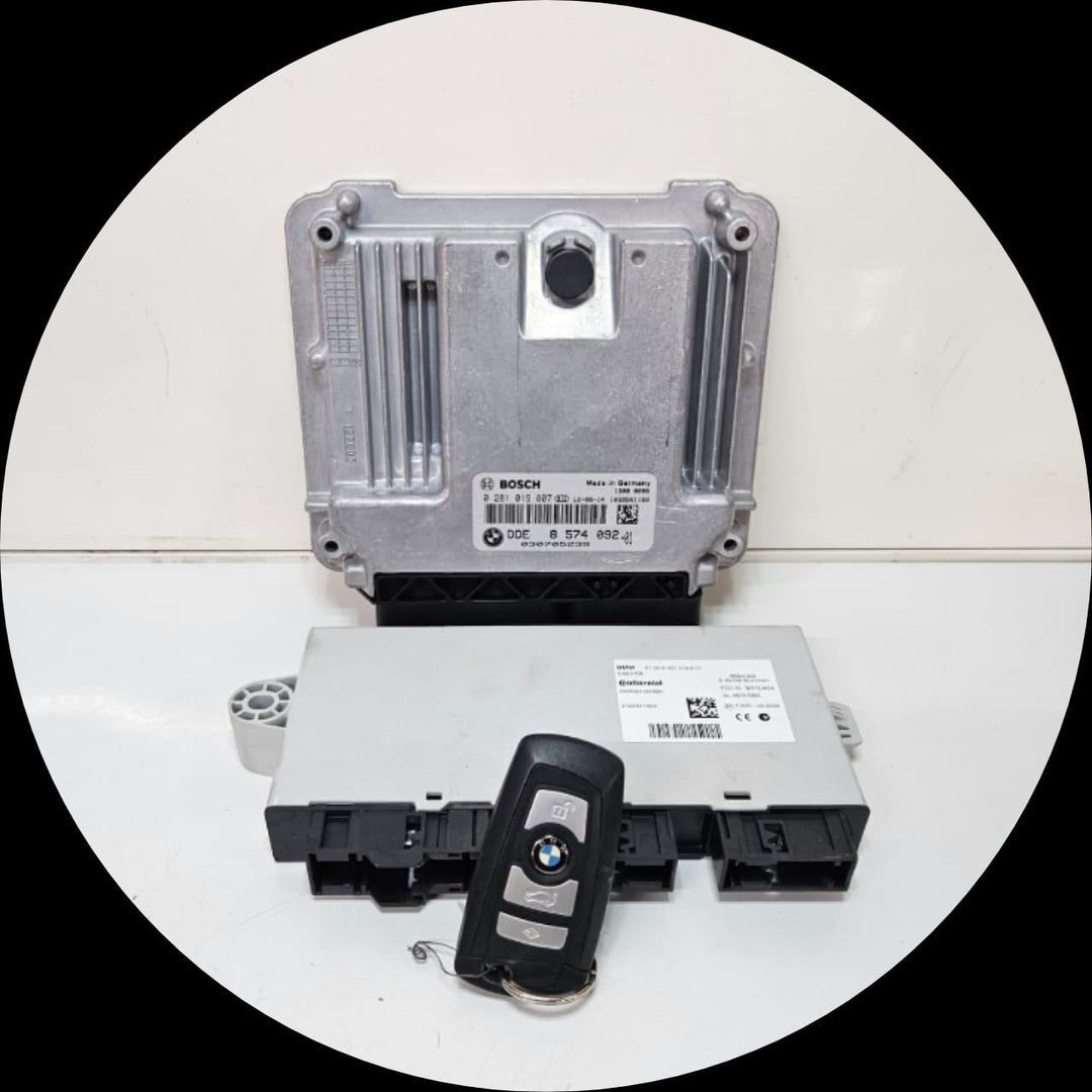 8574092-2013 BMW 5 Series X3 F25 N47 Engine Control Unit DDE Key Set
