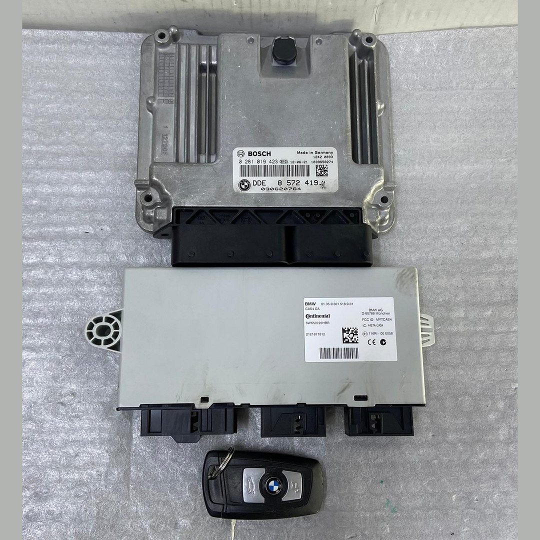 OEM BMW X3 F25 N47N ENGINE CONTROL ECU UNIT MODULE DDE ECU SET 8572419