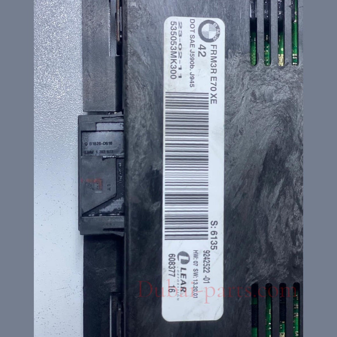 2007-2013 BMW X5 E70 E71 E72 FRM3R HEADLIGHT CONTROL MODULE 9242522 OEM