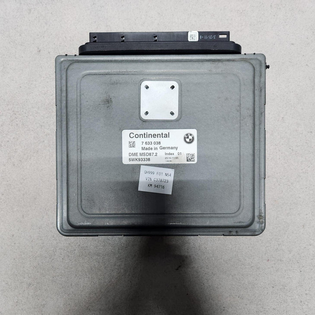 2007-2012 BMW F01 740i N54 RHD Engine Control Unit 7633038 ECU Set