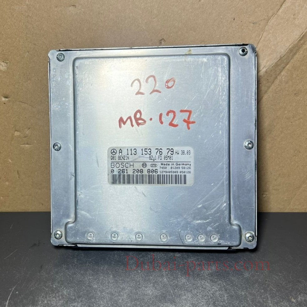 01-06 Mercedes W220 S-Klasse Motorsteuergerät Einheit ECM ECU A113 1537679 OEM