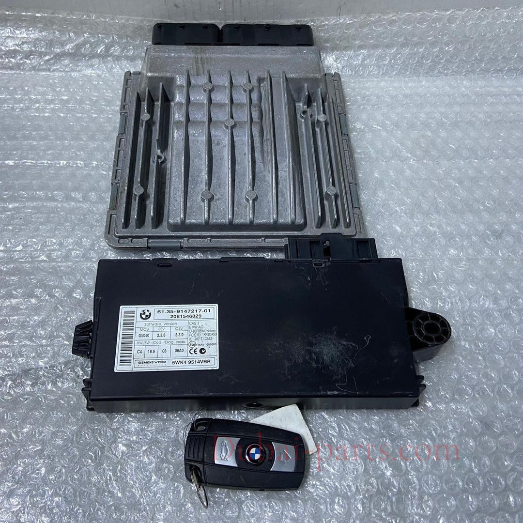 OEM BMW X5 E70 E63 N52 ENGINE CONTROL UNIT DME ECU SET 7587164 CONTINENTAL