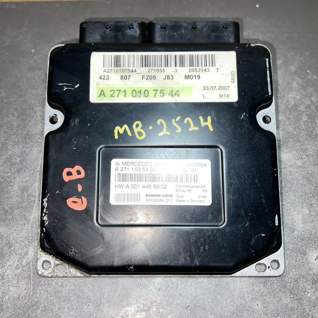 07-09 Mercedes W209 CLK Engine Control Module Unit ECM ECU A271 1535491 OEM