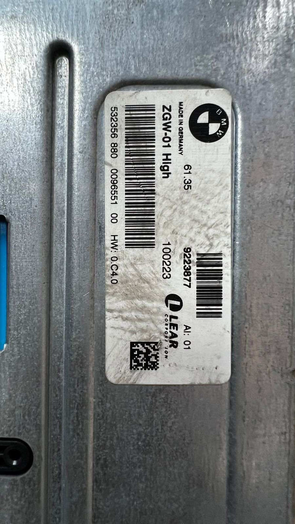 BMW Central Gateway Module 9223877 F02 F04 F06 F10 F11 F12 F18