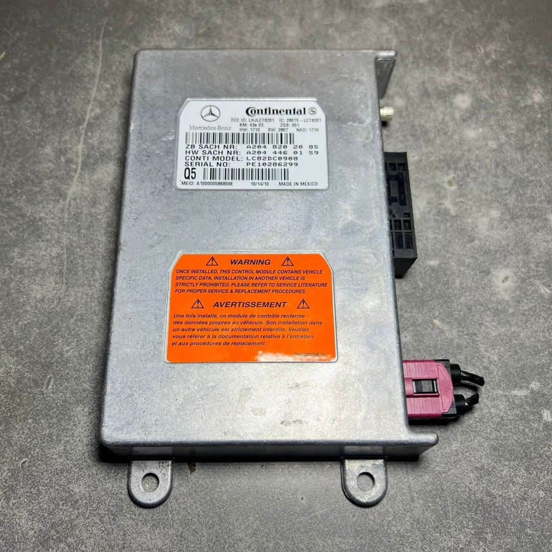 06-12 Mercedes W164 Voice Command Communication Control Module A204 8202085 OEM