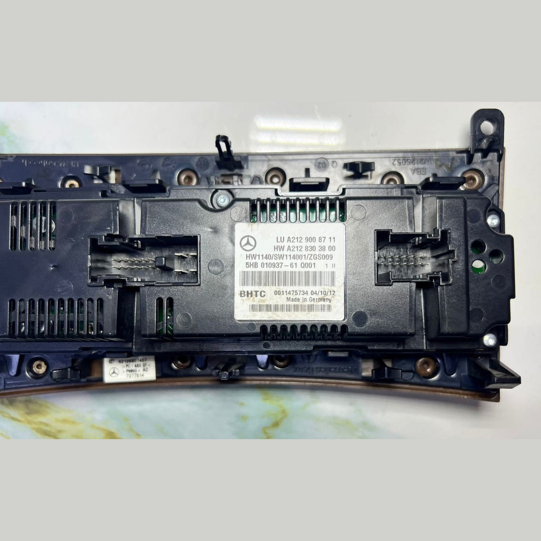 Mercedes Climate Control Panel A2129008711 E-Class W212 and E Coupe W207 