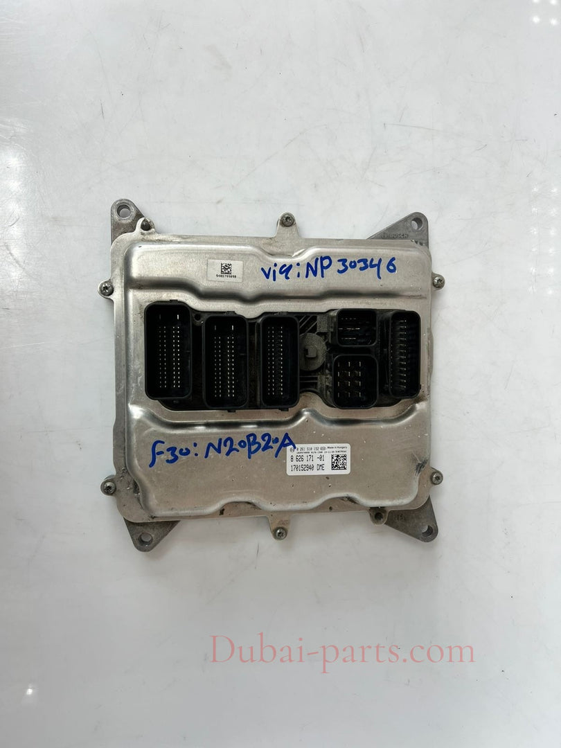 2013-2017 BMW F30 N20B20A Engine Control Module DME SET +FEM+1KEY 8626171 OEM