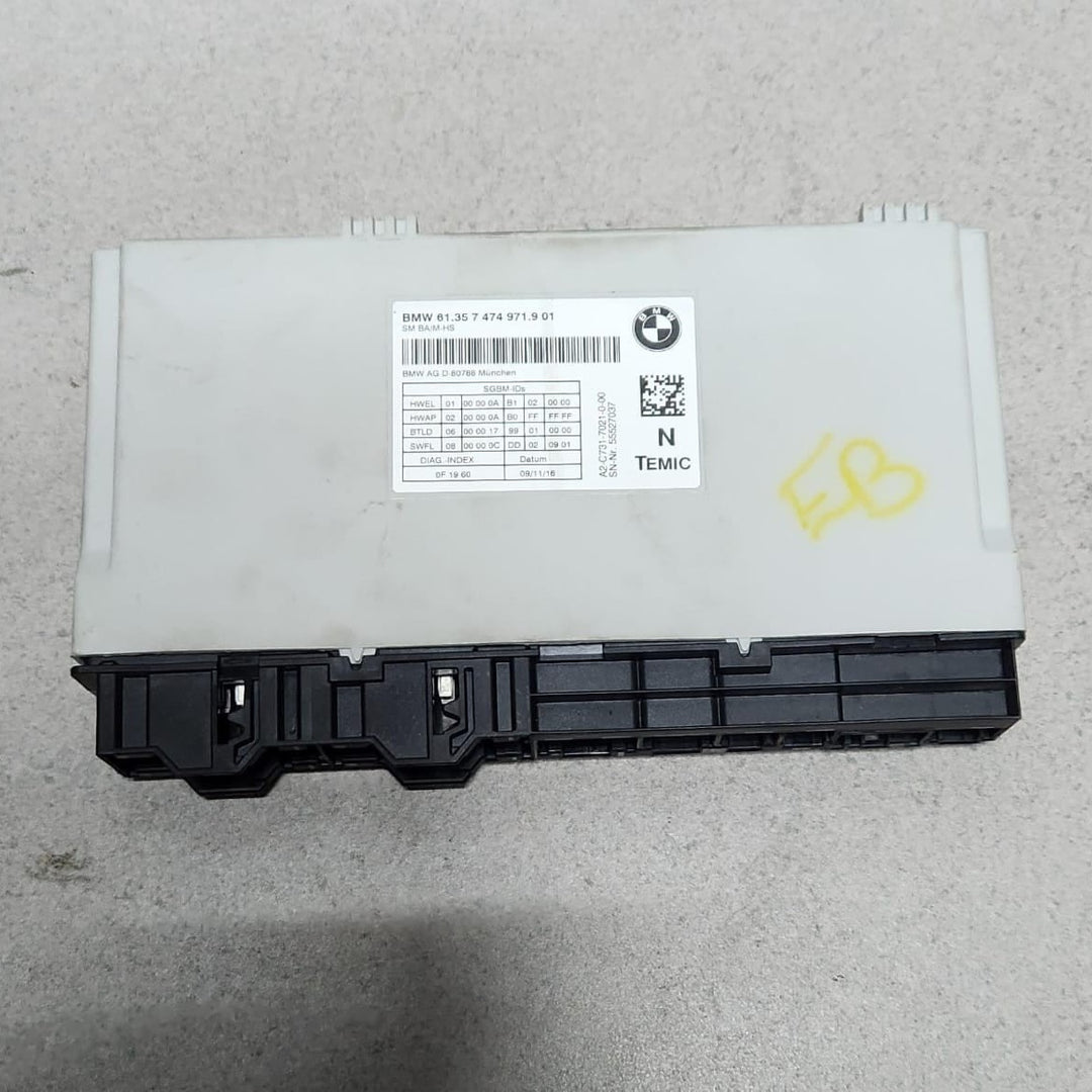 BMW X1 Front Seat Control Module 7474971 F20 F21 F22 F30 F31 F32 F33 7474971 OEM