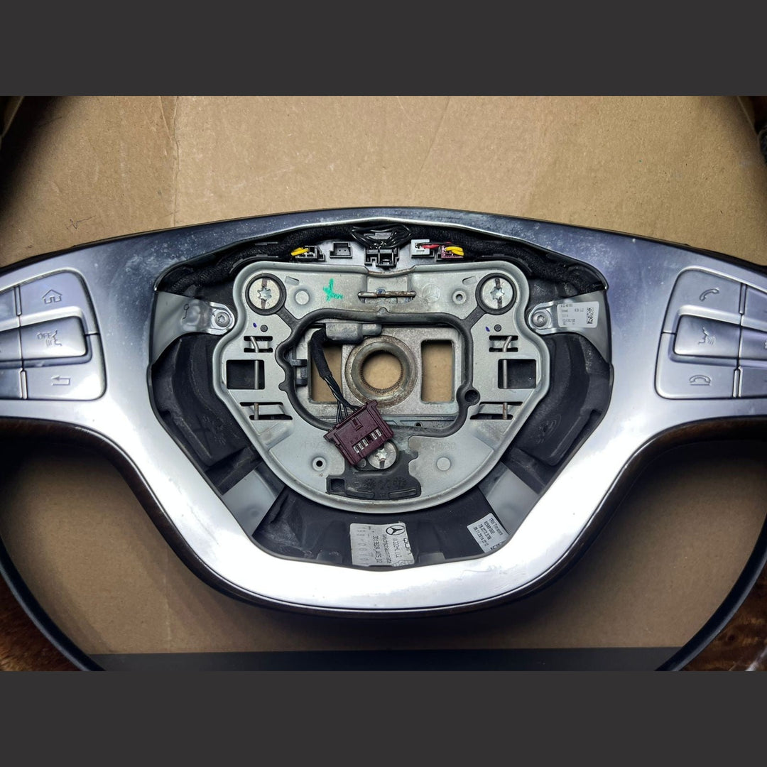 Mercedes W222 Steering Wheel Multi Function Sport Assembly With Paddle Shifts