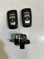 قم بتحميل الصورة إلى عارض الصور، BMW 5 Series F10 N47 Engine Control Unit ECU SET DDE+ CAS4+ 2KEYS 8574380