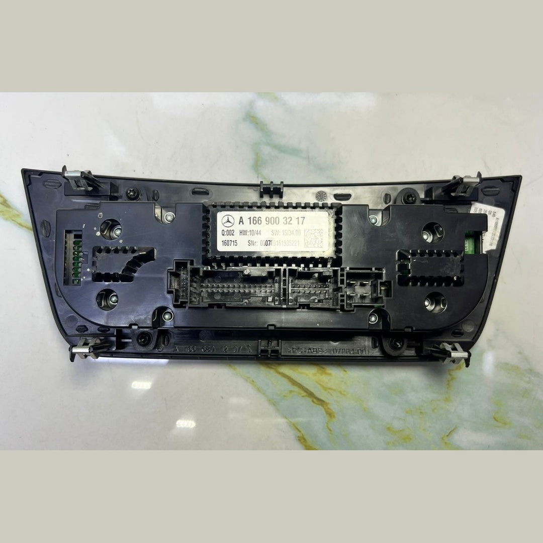 Mercedes Climate Control Panel A1669003217  ML W166, GLE, and GL