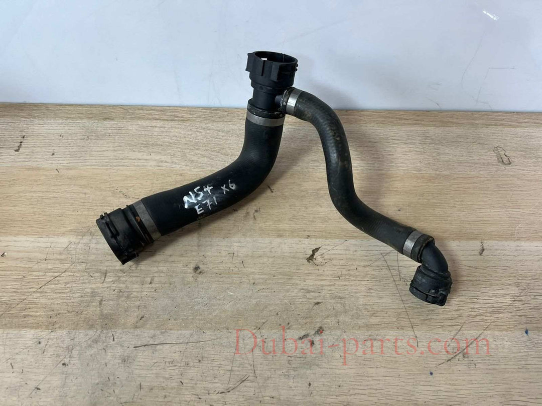 08-19 BMW E70 F71 F16 F15 X5 3.0L ENGINE COOLANT RADIATOR UPPER HOSE TUBE OEM