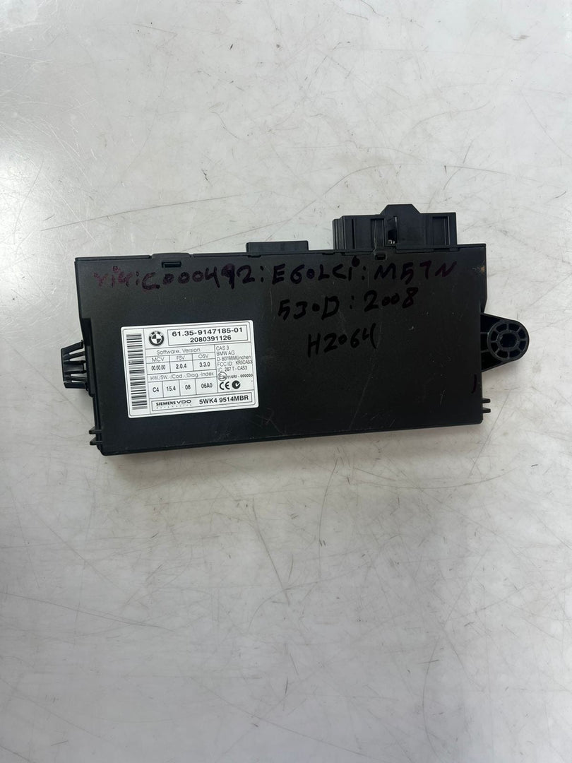 2008 BMW 530D E60 LCI M57N Engine Control Unit ECU SET DDE+CAS3 7809944 OEM