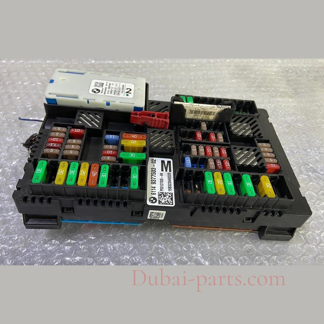 OEM BMW 740 750 G11 G12 REAR POWER DISTRIBUTION FUSE RELAY BOX MODULE 9377503