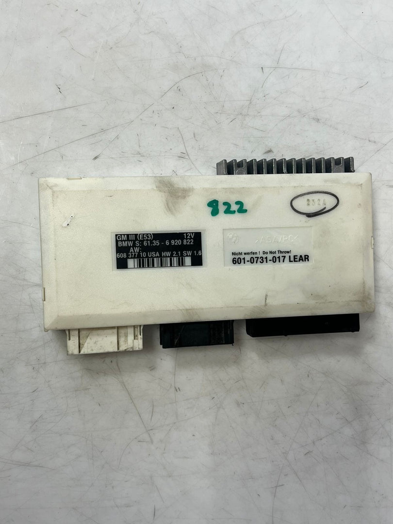 2000-2005 BMW X5 E53 GM3 12V Body Control Module 6920822 OEM