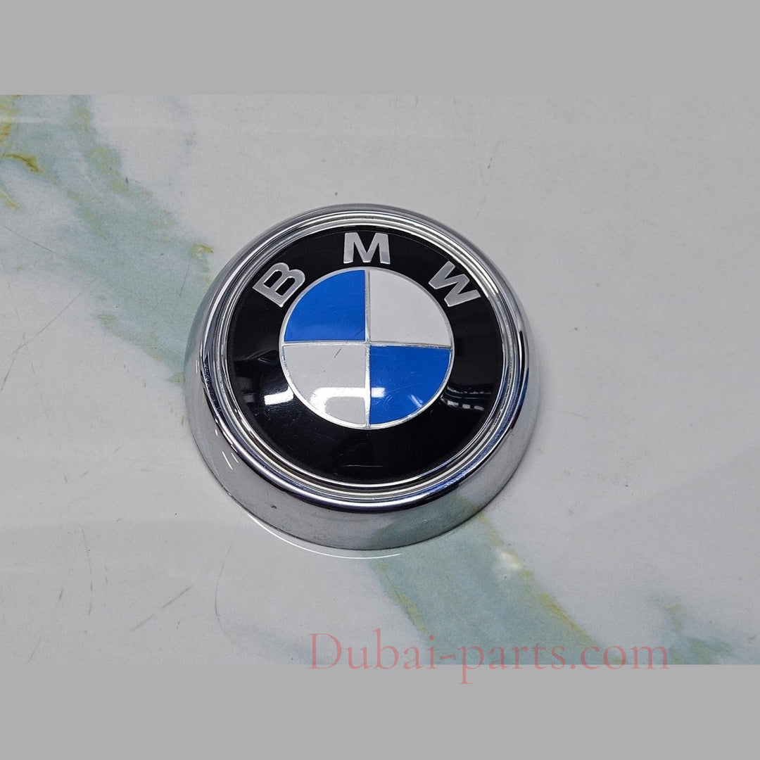 2011-2017 BMW X3 F25 TRUNK TAILGATE TRIM LOGO EMBLEM WITH BASE 7218565 OEM