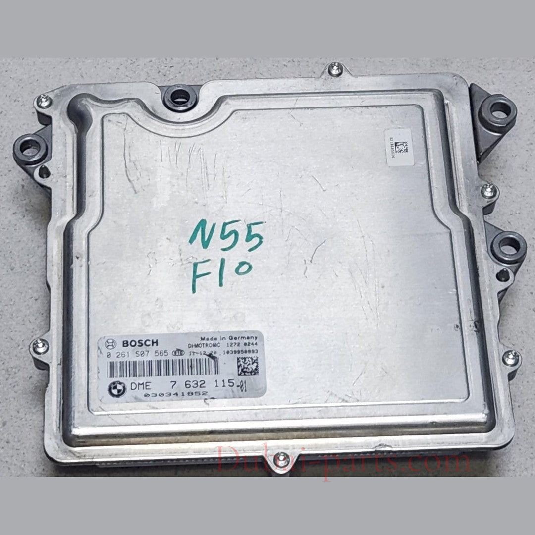 2011-2012 BMW 535i F10 N55 DME Engine Control Module ECU ONLY 7632115 OEM